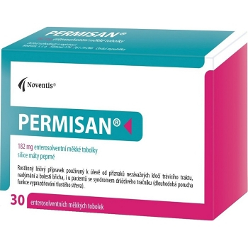 NOVENTIS  Permisan 182 mg 30 měkkých tobolek (Nadýmání a plynatost)