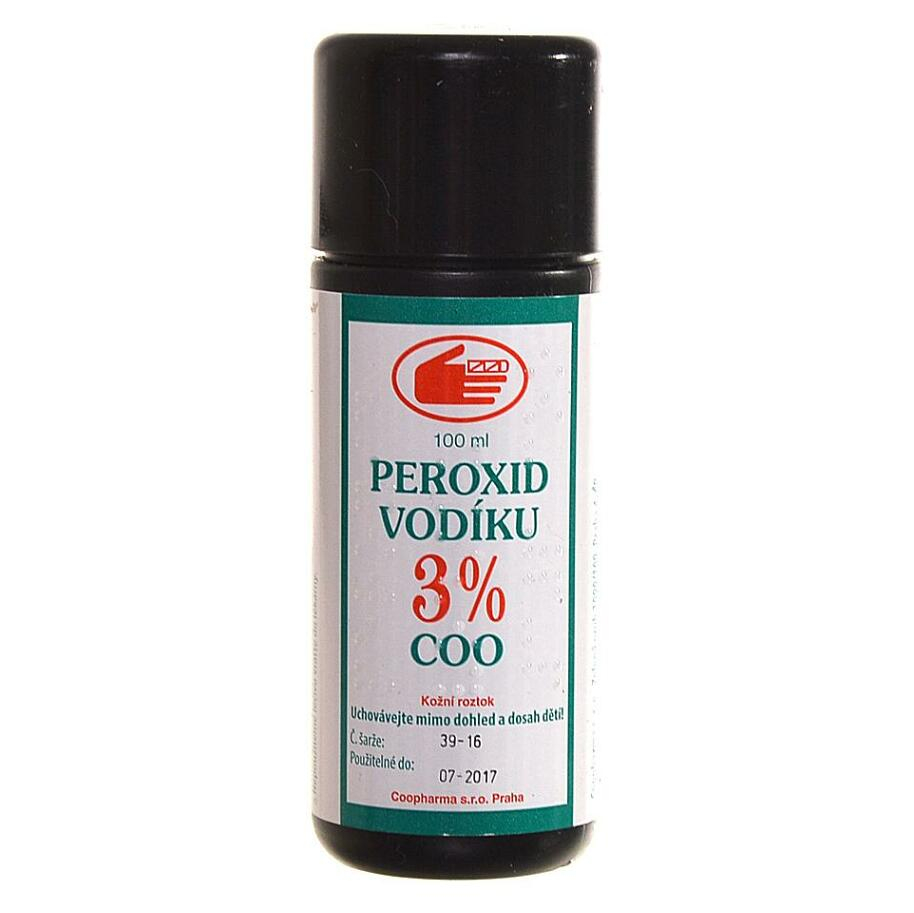 Peroxid vodíku 3% COO drm.sol. 1 x 100 ml 3%