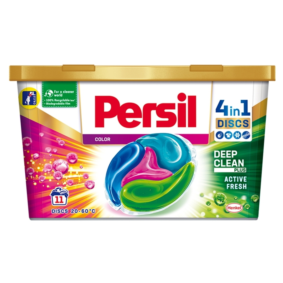 Levně PERSIL Kapsle na praní Discs Color na barevné prádlo 11 praní