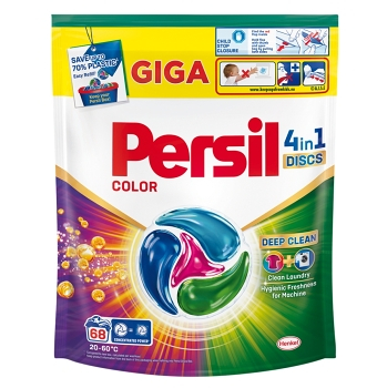 PERSIL Kapsle na praní Discs Color Giga 68 praní (Prací kapsle, tablety)