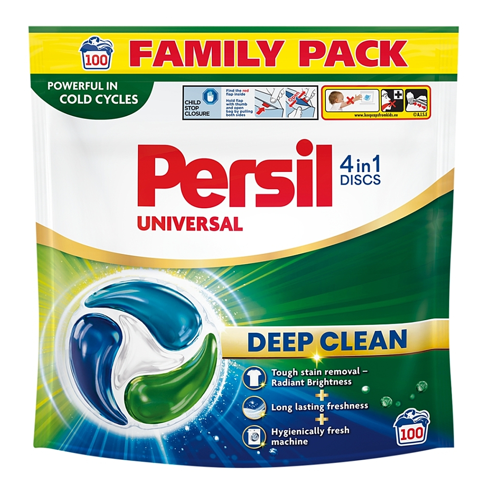 PERSIL Prací kapsle Deep Clean 4in1 Discs Universal Family 100 praní