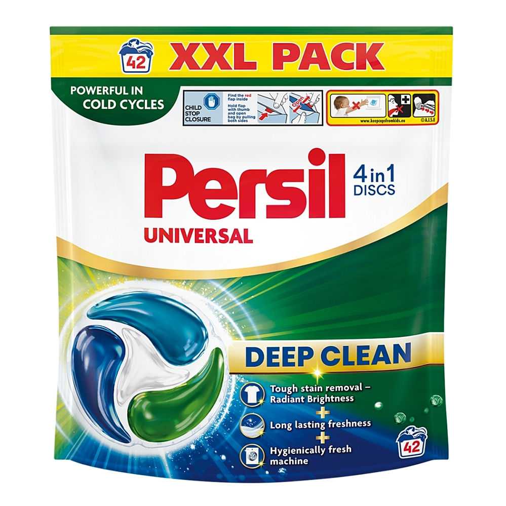 PERSIL Kapsle na praní 4 v 1 Discs Universal XXL 42 praní