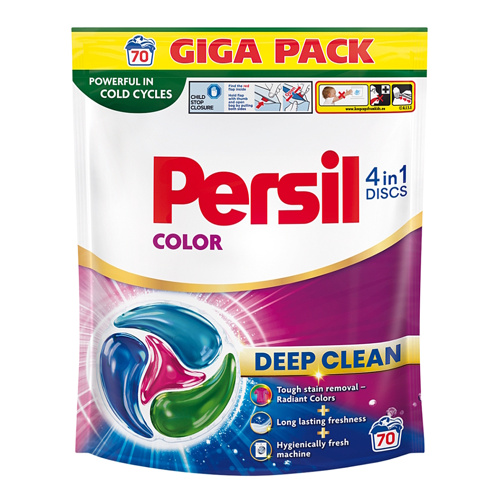 Persil Kapsle na praní Discs Deep Clean Color 70 ks