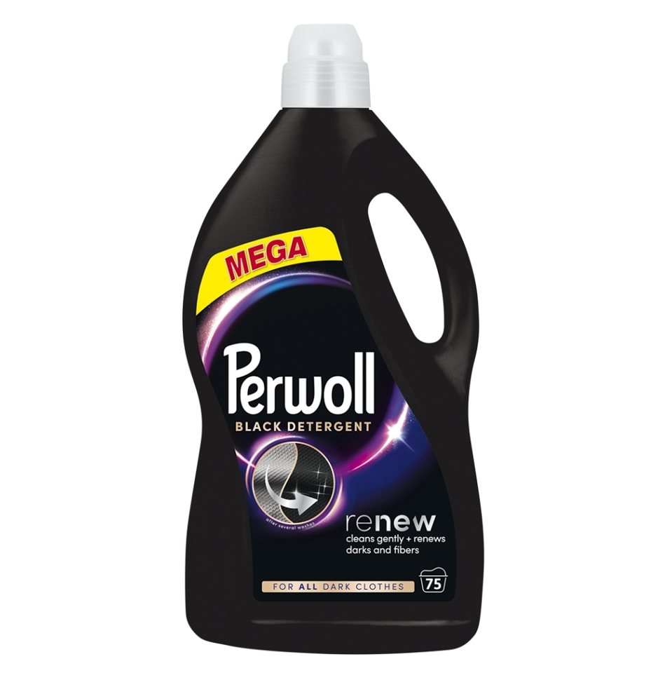 Levně PERWOLL Prací gel Black 75 praní 3,75 l