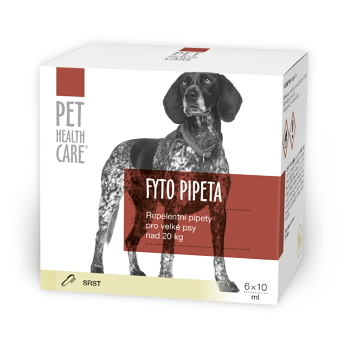 PET HEALTH CARE FYTO pipeta pro psy od 20 kg 6x10 ml