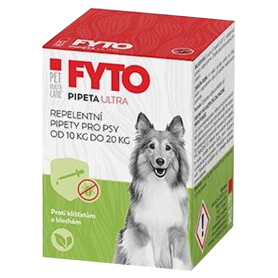Levně PET HEALTH CARE FYTO Pipeta ultra pro psy 10-20 kg 3x10 ml
