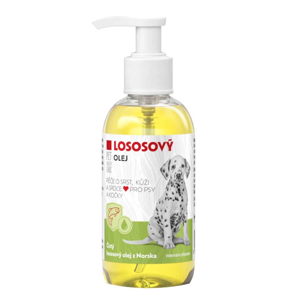 PET HEALTH CARE Lososový olej péče o srst, kůži a srdce 250 ml