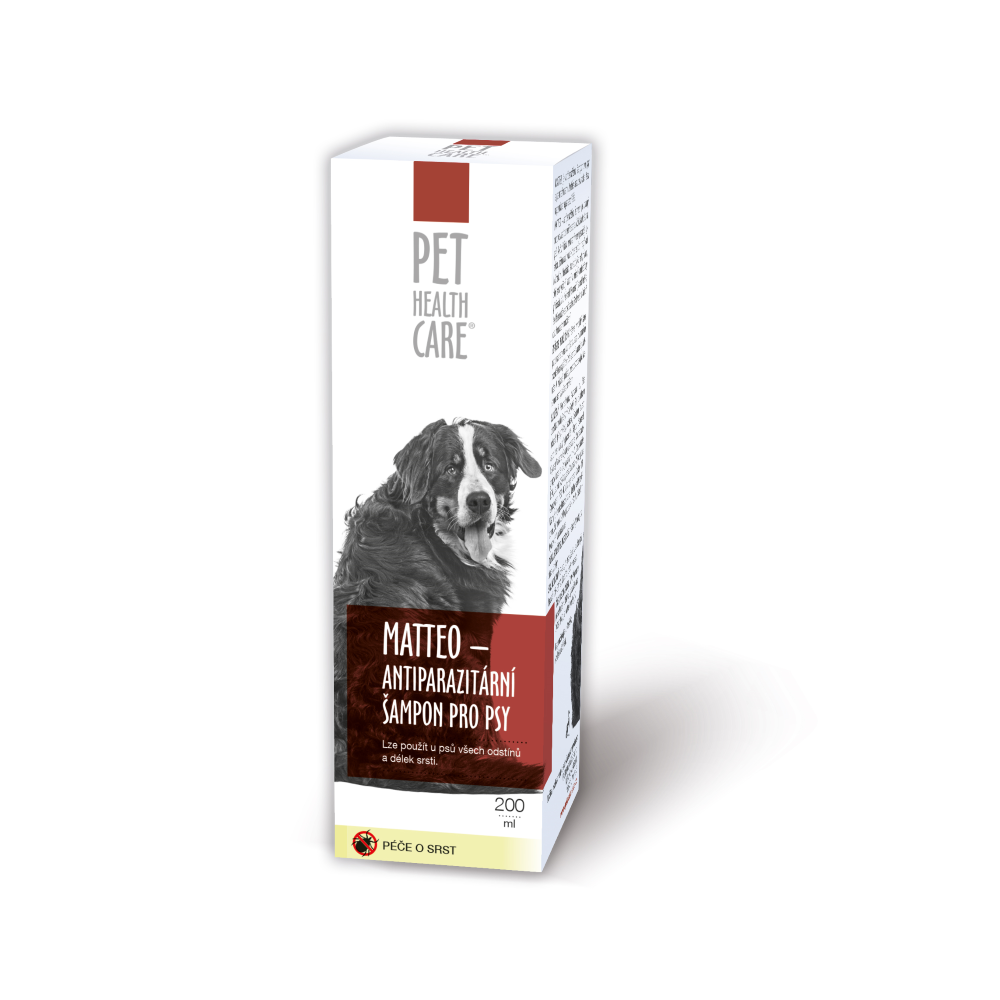 PET HEALTH CARE MATTEO antiparazitární šampon pro psy 200 ml