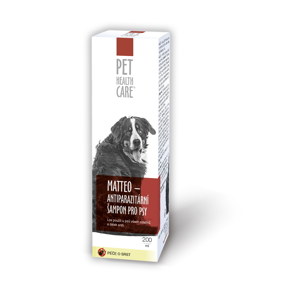 Levně PET HEALTH CARE MATTEO antiparazitární šampon pro psy 200 ml