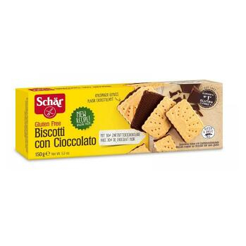 SCHÄR Biscotti con Cioccolato Polomáčené sušenky bez lepku 150 g