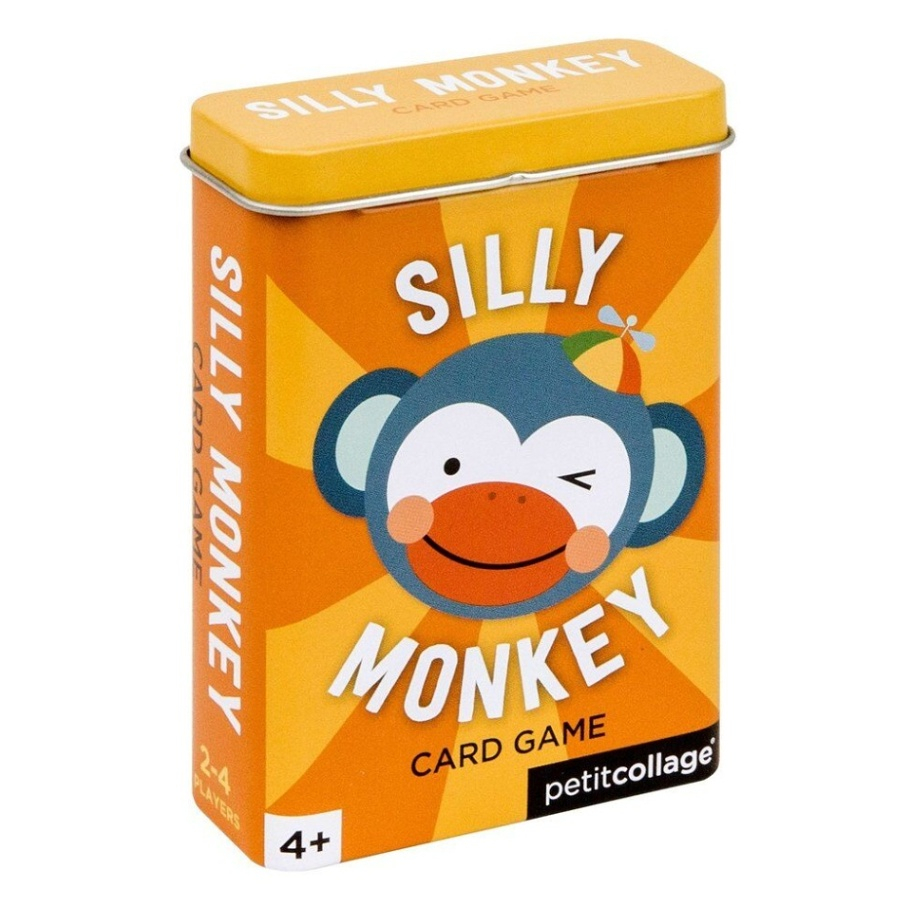 E-shop PETITCOLLAGE Karty v dóze hloupá opička