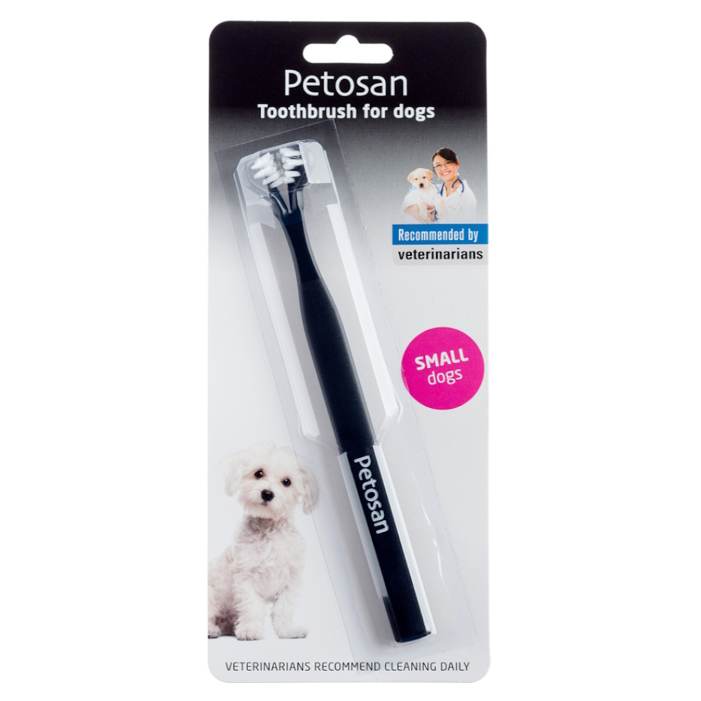 E-shop PETOSAN zubní kartáček dvouhlavý pro psy Small