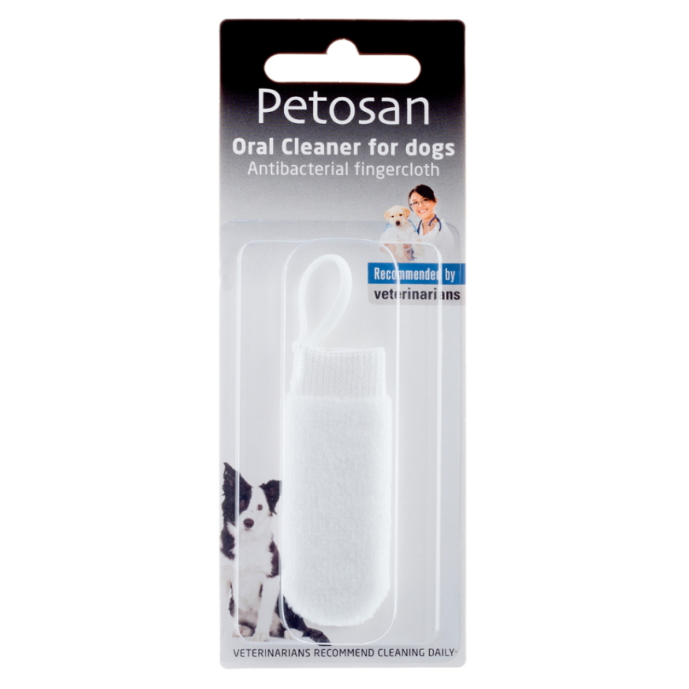 E-shop PETOSAN zubní kartáček na prst pro psy, mikrovlákno