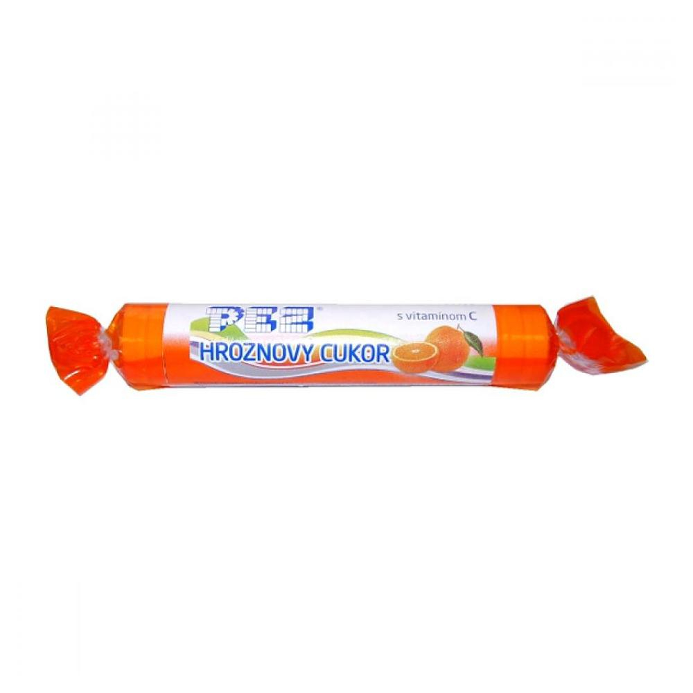 E-shop PEZ Hroznový cukr s vit.C pomerančový 39 g