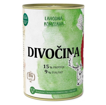 PET FARM FAMILY Divočina konzerva pro psy 400 g (Konzervy pro psy)