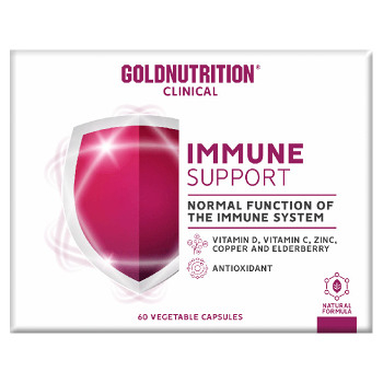 GOLDNUTRITION Clinical immune support 60 kapslí, expirace