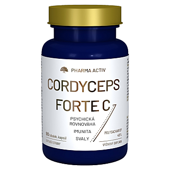 PHARMA ACTIV Cordyceps Forte C 90 tobolek (Čínské houby) - Jednosložkové
