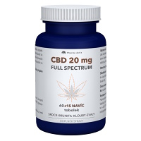PHARMA ACTIV CBD full spectrum 20 mg 60 + 15 tobolek