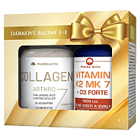 PHARMA ACTIV Collagen arthro 90 tablet + Vitamin K2 MK7 + D3 forte 1000 I.U. 125 tablet
