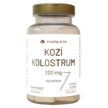 PHARMA ACTIV Kozí kolostrum 200 mg 60 tobolek (Kolostrum na imunitu) - Vícesložkové