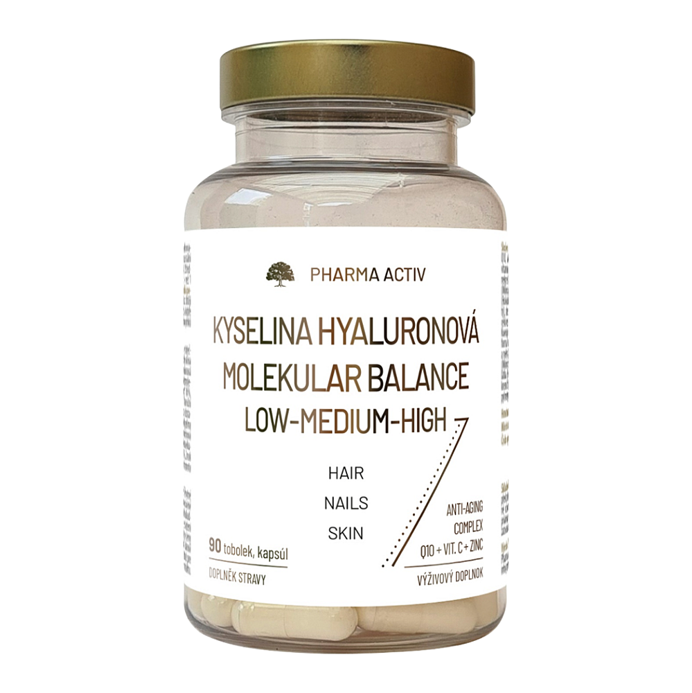 PHARMA ACTIV Kyselina Hyaluronová low-medium high 90 tobolek