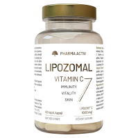 PHARMA ACTIV Lipozomal vitamín C 1000 mg 120 kapslí