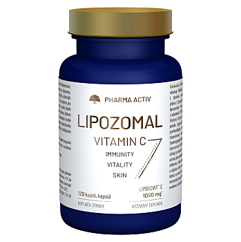PHARMA ACTIV Lipozomal vitamín C 1000 mg 120 kapslí (Vitamín C) - Jednosložkové, Lipozomální