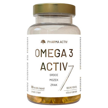 PHARMA ACTIV Omega 3 Activ 90 tobolek (Omega 3 a rybí olej) - Vícesložkové