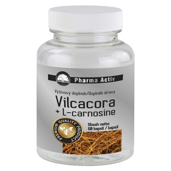 PHARMA ACTIV Vilcacora + L-carnosine 60 kapslí