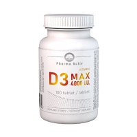PHARMA ACTIV Vitamin D3 MAX 4000 I.U. 100 tablet