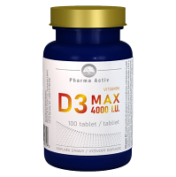 PHARMA ACTIV Vitamin D3 MAX 4000 I.U. 100 tablet