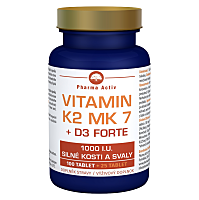 PHARMA ACTIV Vitamin K2 MK7 + D3 FORTE 1000 I.U. 125 tablet