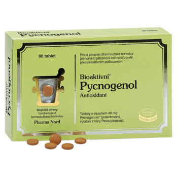 PHARMA NORD Bioaktivní pycnogenol 90 tablet (Bylinné doplňky stravy) - Přírodní, Ostatní