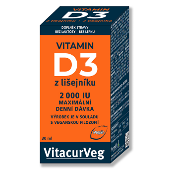 PHARMALIFE Vitamin D3 z lišejníku 2000 IU 30 ml