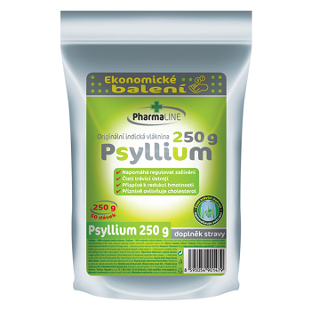 PHARMALINE Psyllium vláknina ekonomické balení 250 g (Vláknina, psyllium) - Přírodní