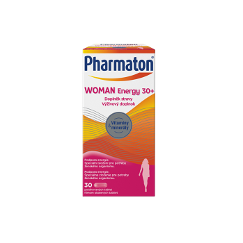 PHARMATON Woman Energy 30+ potahované tablety 30 kusů, expirace