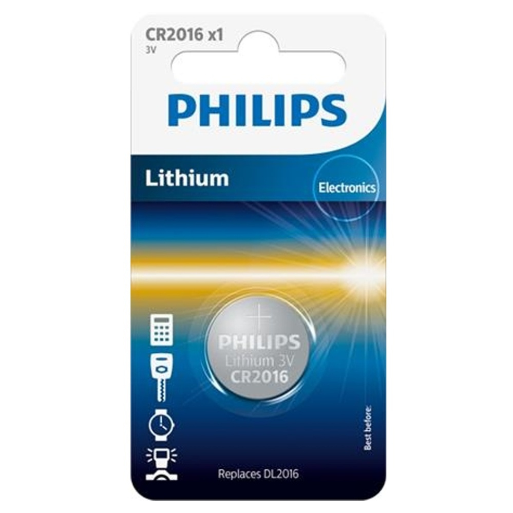 E-shop PHILIPS CR2016/01B knoflíková baterie 1 kus