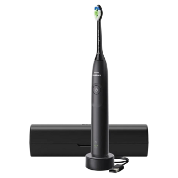 PHILIPS SONICARE 5300 HX7101/02 Sonický zubní kartáček black (Sonické zubní kartáčky) - Časovač, Více režimů čištění