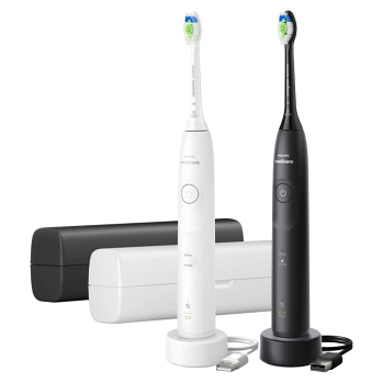 PHILIPS SONICARE 5500 HX7119/01 Sonický zubní kartáček 2 kusy (Sonické zubní kartáčky) - Časovač, Více režimů čištění