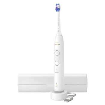PHILIPS SONICARE 6100 HX7400/06 Sonický zubní kartáček white (Sonické zubní kartáčky) - Časovač, Tlakový senzor vizuální, Více režimů čištění