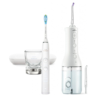 PHILIPS Sonicare 9000 DiamondClean white + Power Flosser white HX3886/41