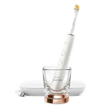 PHILIPS Sonicare DiamondClean NG rose gold sonický kartáček HX9911/23 (Sonické zubní kartáčky) - Časovač, Tlakový senzor vizuální