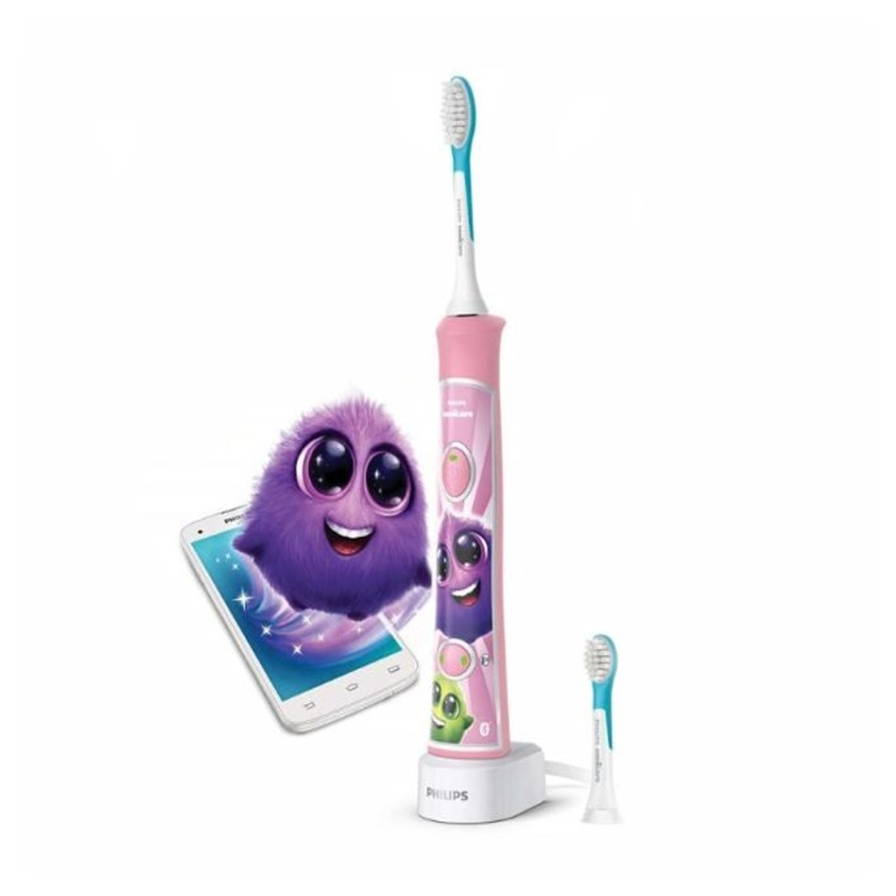 E-shop PHILIPS SONICARE for Kids HX6352/42 růžový sonický elektrický zubní kartáček pro děti