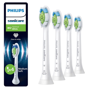 PHILIPS 6064/87 Sonicare optimal white standard náhrad. hlavice 4 kusy (Náhradní hlavice k zubním kartáčkům) - Bluetooth