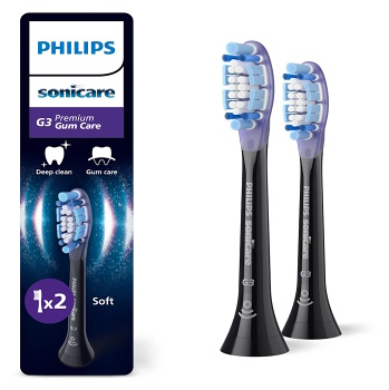 PHILIPS SONICARE Premium gum care náhradní hlavice černé 2 kusy HX9052/88 (Náhradní hlavice k zubním kartáčkům)