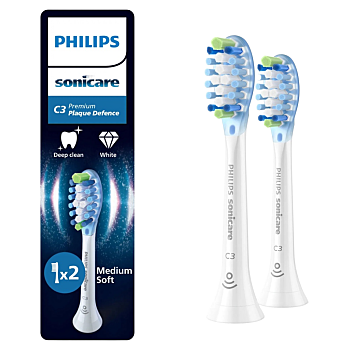 PHILIPS SONICARE HX9042/87 Premium plaque defense hlavice 2 kusy (Náhradní hlavice k zubním kartáčkům)