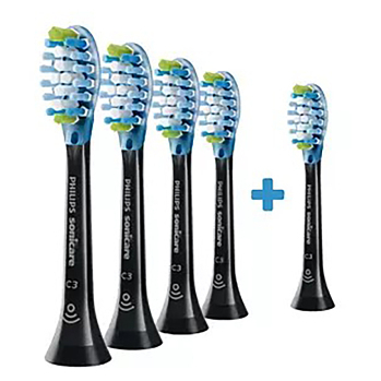 PHILIPS HX9045/33 Sonicare Premium náhradní hlavice černé 4+1 kusů (Náhradní hlavice k zubním kartáčkům)