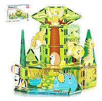 PICASSO TILES Stavebnice safari set s 8 zvířaty 46 kusů