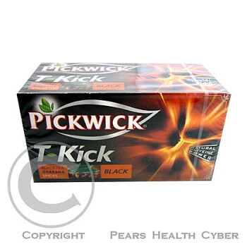 PICKWICK Čaj T-Kick black  20x2g