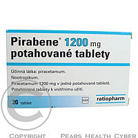 PIRABENE 1200 MG  20X1200MG Potahované tablety